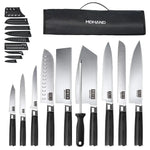 Home Cooking MDHAND 10pc Japanese Knives High-Carbon Steel Pakkawood