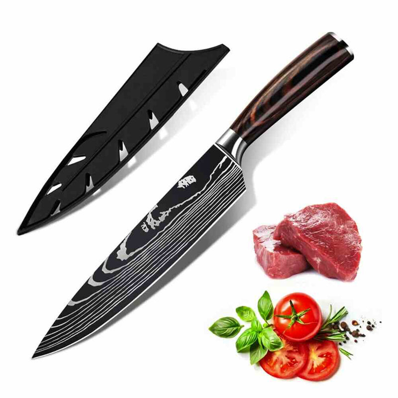 Kitchen Knife with Protective Sheath – Gift Box