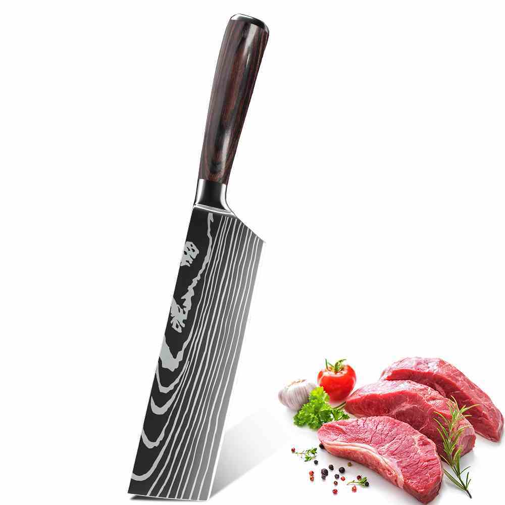 Kitchen Knife with Protective Sheath – Gift Box – Style G