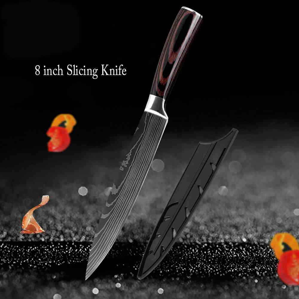 Kitchen Knife with Protective Sheath – Gift Box – Style C