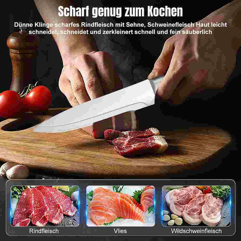 Black 6-Piece Kitchen Knife Set