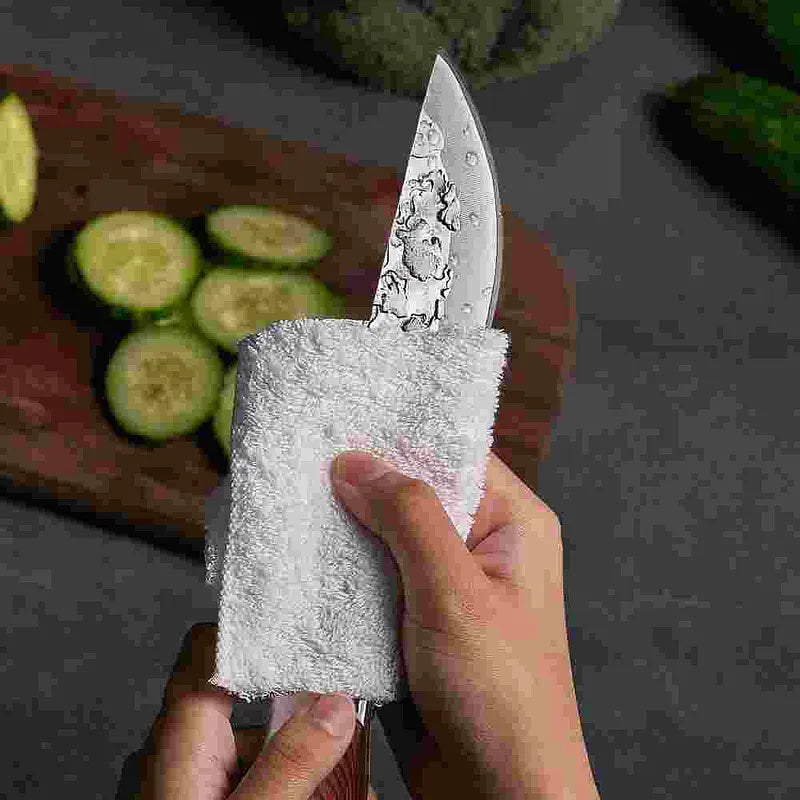 Red No. 3 Kitchen Knife with PU Sheath