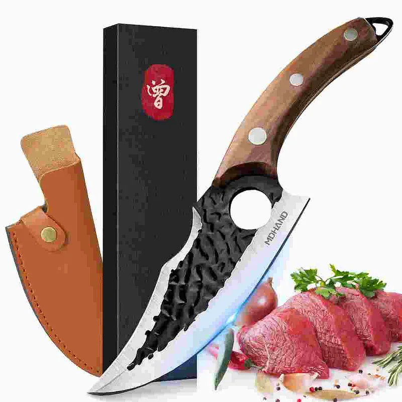 Forged Hook Knife with Gift Box