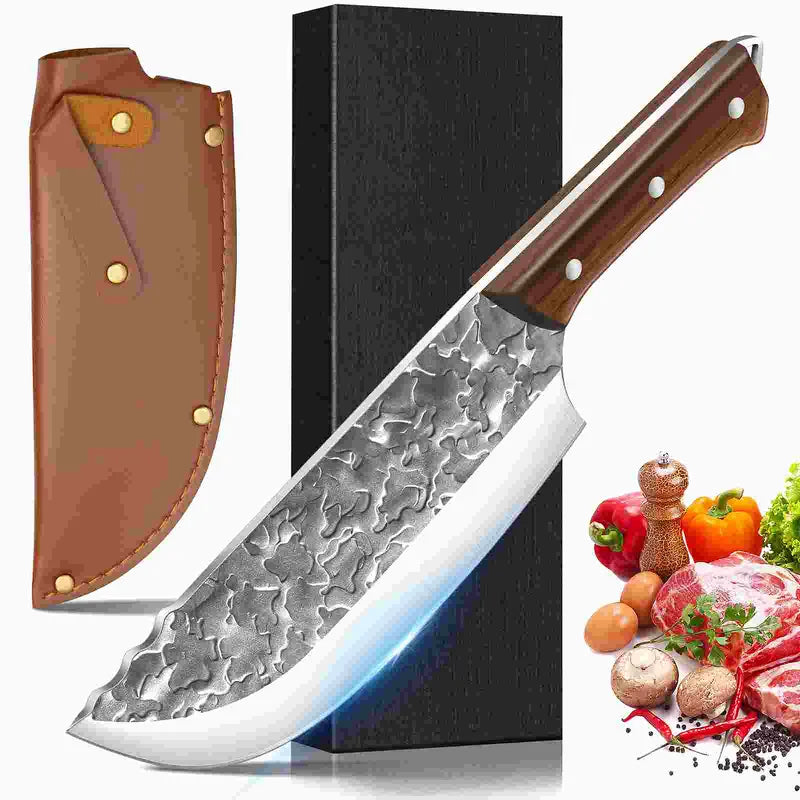 Cloud Pattern Black Handle Knife Collection