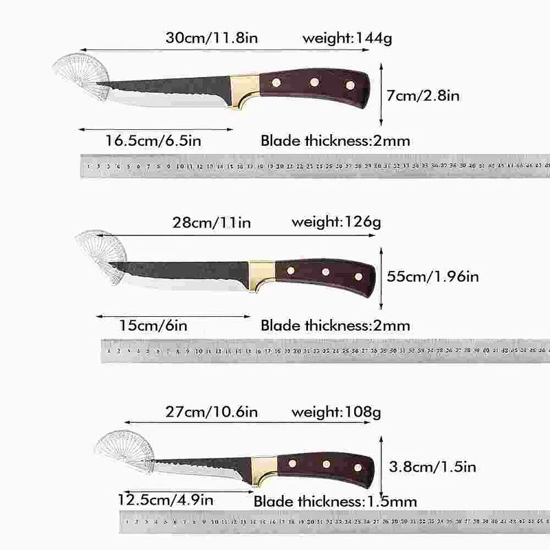 3-Piece Boning Knife Set