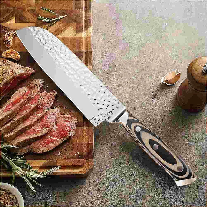 15-Piece Kitchen Knife Set with Acacia Wood Block