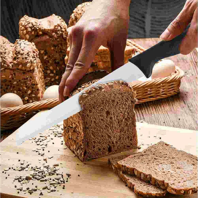 16-Piece Kitchen Knife Set with Wood Block