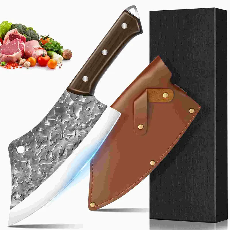 Cloud Pattern Black Handle Knife Collection