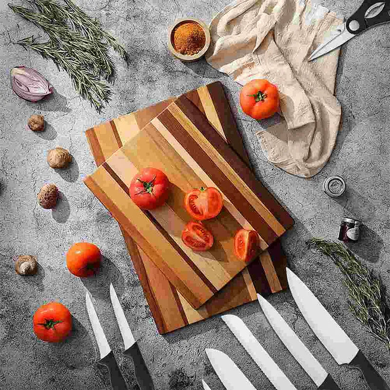 16-Piece Kitchen Knife Set with Wood Block