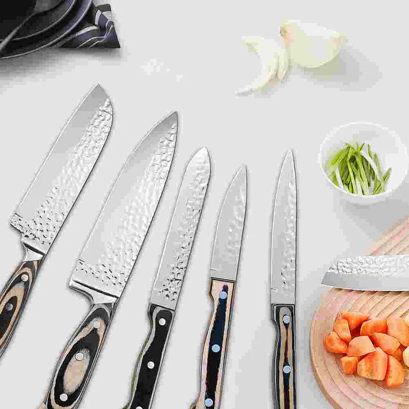 15-Piece Kitchen Knife Set with Acacia Wood Block