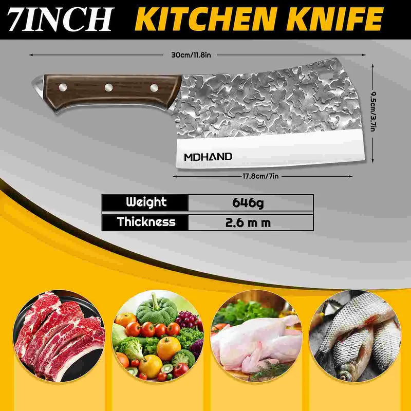 Cloud Pattern Black Handle Knife Collection