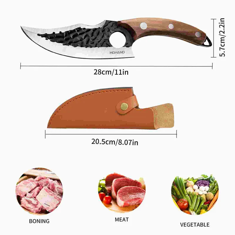 Forged Hook Knife with Gift Box