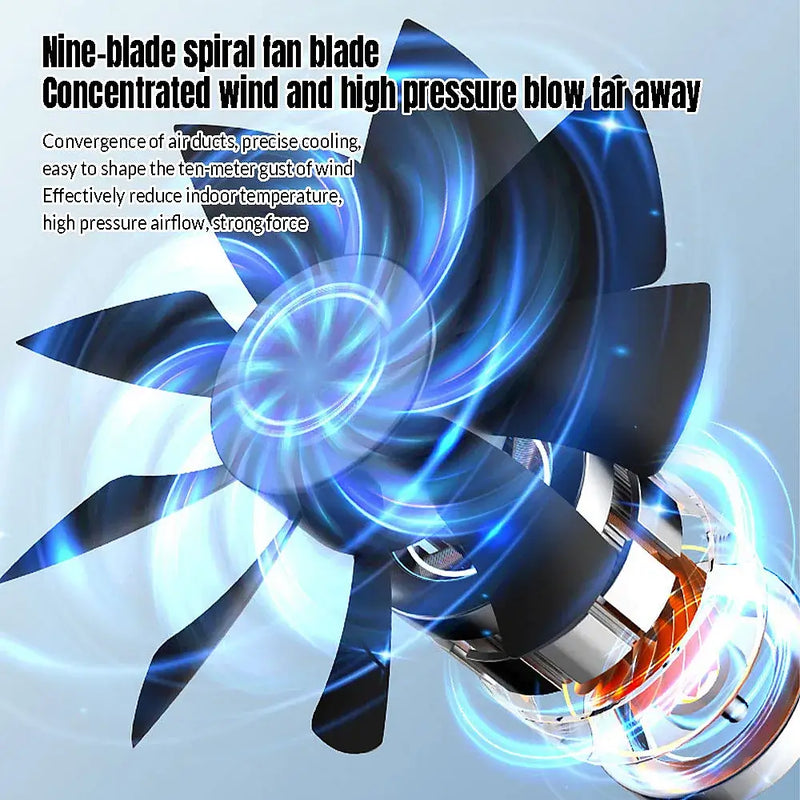Q8 Mini Desk Air Cooler | Rechargeable Quiet Evaporative Cooler Humidifier