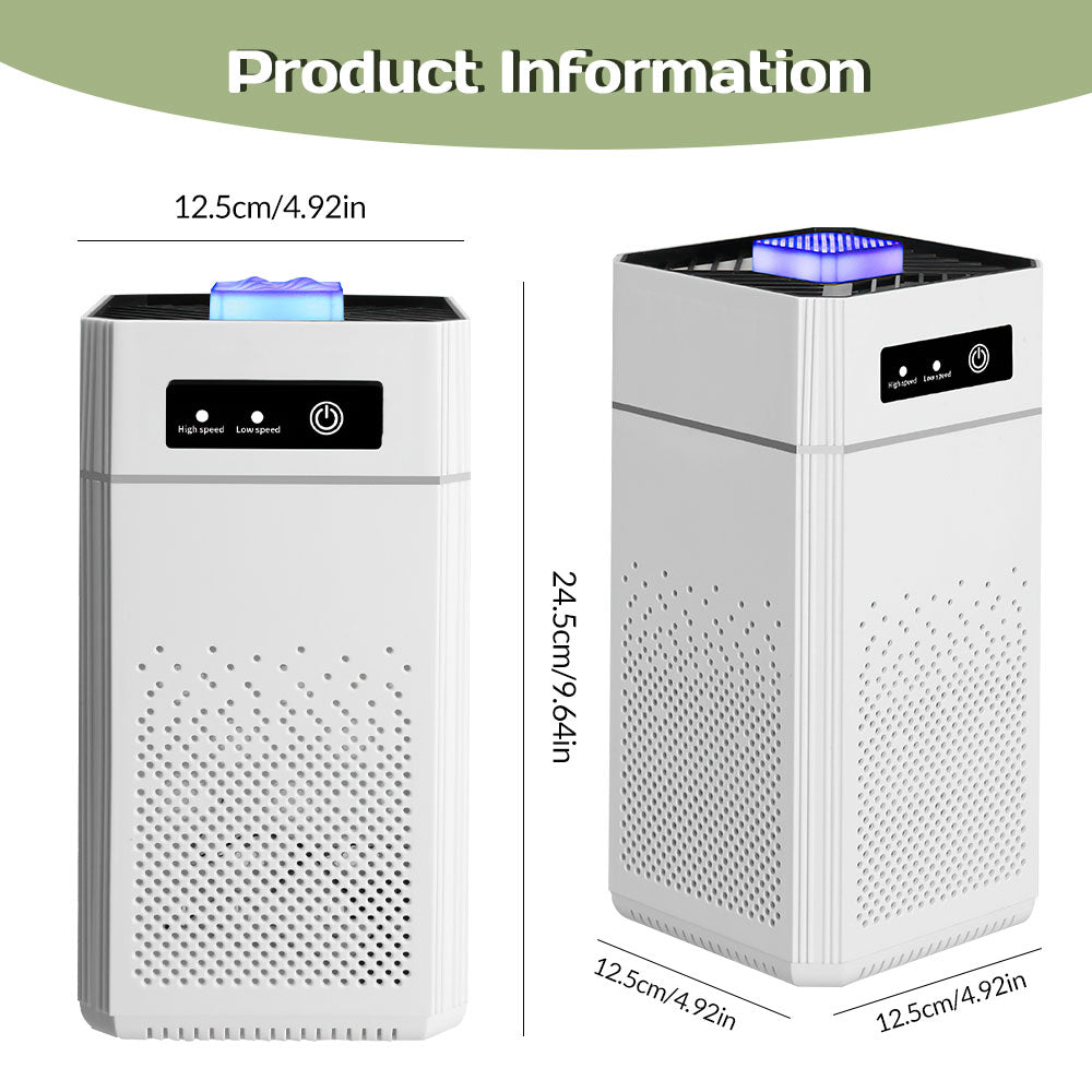 USB Powered Air Purifier with HEPA Replacement Filter