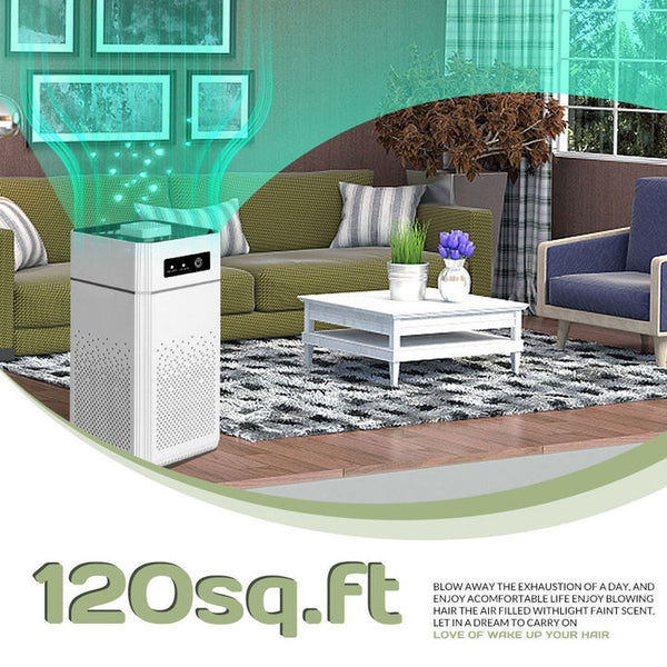 USB Powered Air Purifier with HEPA Replacement Filter